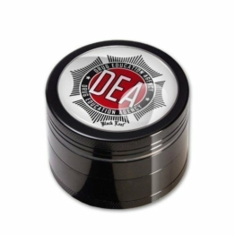 Grinder Black Leaf 4-tlg - Drug Education Agency - Black Leaf - 1