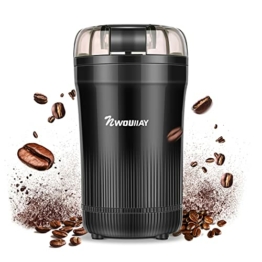 NWOUIIAY Kaffeemühle Elektrische 150W 200ML Tragbare Elektrische Kaffeebohnen und Gewürzmühle für Kaffeebohne Leinsamen Nuss Gewürze Getreide - 1