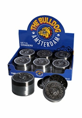 The Bulldog Amsterdam Original Alu Grinder Ø 51 MM 4-teilige Kräutermühle #SF - 1